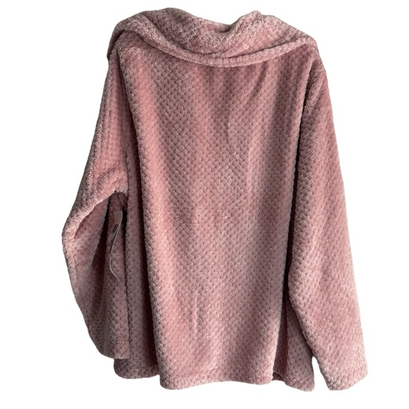 PEACE LOVE & DREAMS Lightweight Textured Jacket in Dusty Pink Size 3X — NWT - Picture 2 of 9